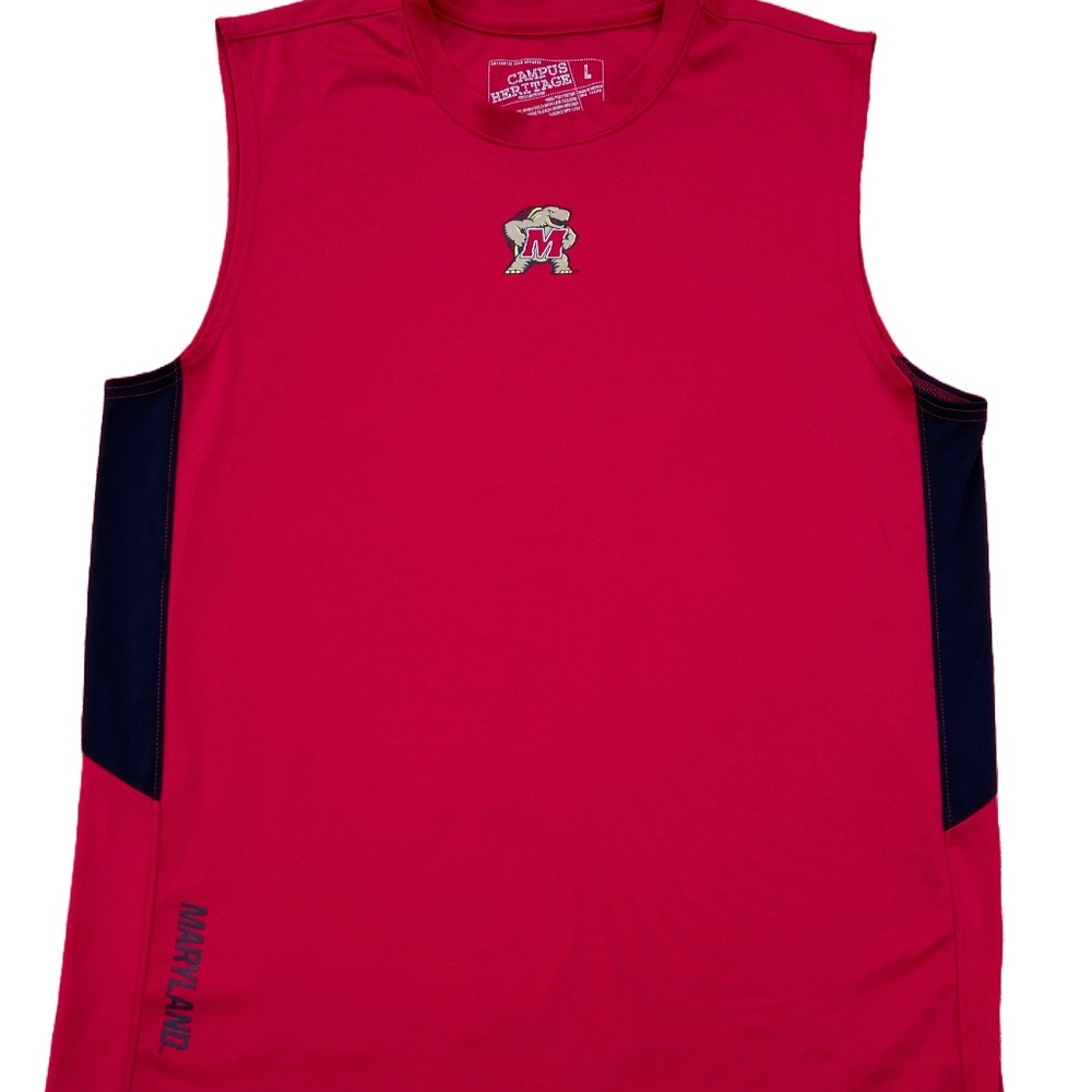 University of Maryland College Park Terps Men's Athletic Tank, Size Large